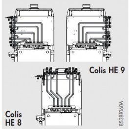 HE9- KIT RACCORDEMENT DROITE-GAUCHE  - DE DIETRICH