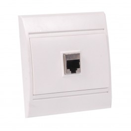 PRISE TELEPHONE RJ45 BLANC