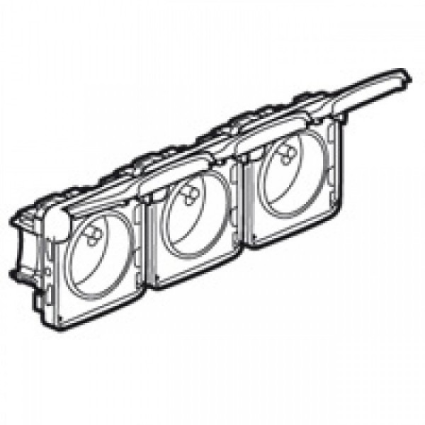 PLEXO 2P+T F/B PRECAB. 3PH B. COMPO.