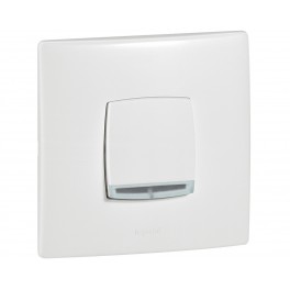 Poussoir lumineux ASL Legrand blanc